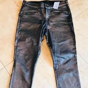 Guess Charcoal Metallic Jeans. Size 31. Like new.